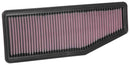 K&N 2019 Jeep Cherokee L4-2.0L F/I Turbo Replacement Drop In Air Filter-2