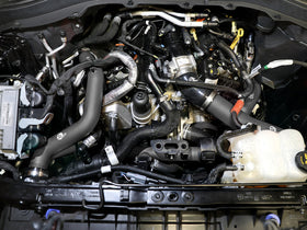 aFe 20-23 Ford Explorer ST V6 3.0L (tt) BladeRunner Aluminum Hot and Cold Charge Pipe Kit - Black - 0