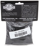 K&N Universal Round Tapered Filter Wrap - Black - 6in Base ID x 4.625in Top ID x 9in Height-8