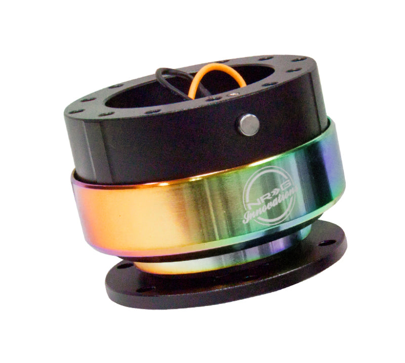 NRG Quick Release Gen 2.0 - Black Body / Neochrome Ring - 0