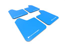 Rally Armor Universal Fit (No Hardware) Blue UR Mud Flap White Logo-1