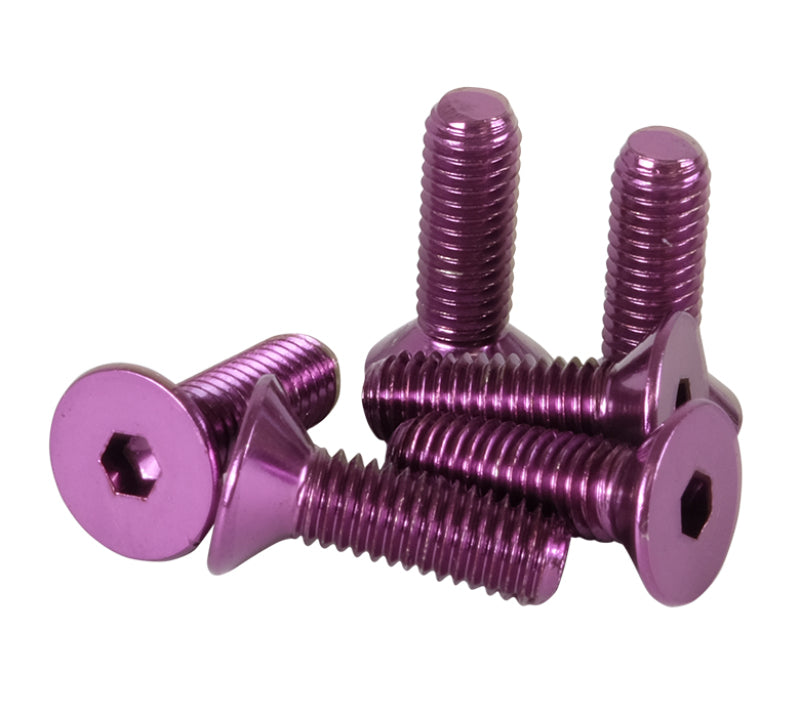 NRG Steering Wheel Screw Upgrade Kit (Conical) - Purple - 0