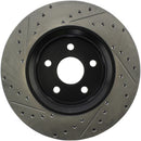 StopTech 11-12 Dodge Durango Sport Drilled & Slotted Front Driver-Side Brake Rotor-5