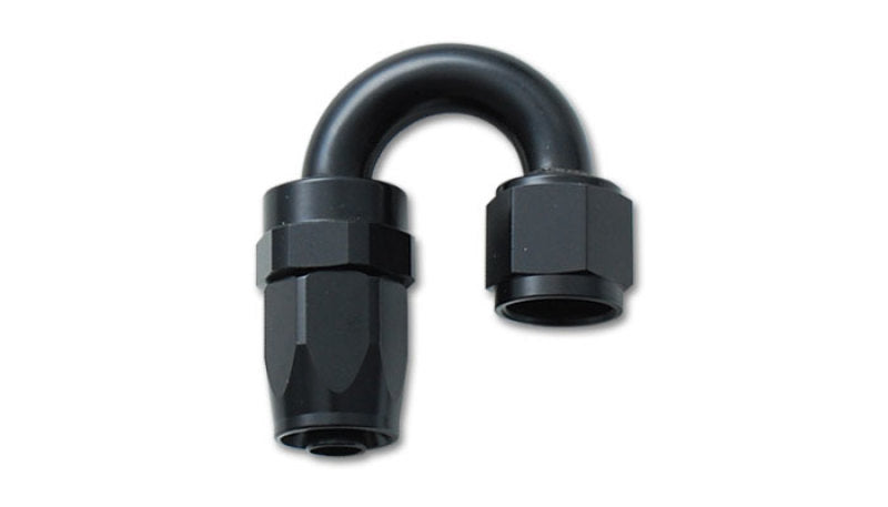 Vibrant -8AN 180 Degree Elbow Hose End Fitting - 0