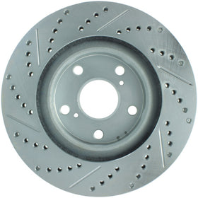StopTech Select Sport 11-16 Toyota Avalon/ 11-17 Camry SportStop Slotted & Drilled Left Front Rotor - 0