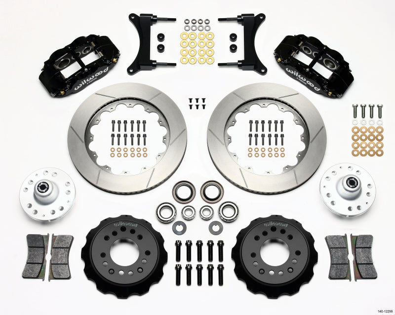 Wilwood Narrow Superlite 6R Front Hub Kit 14.00in 79-87 GM G Body - 0