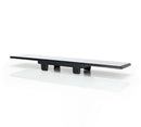NRG 270mm Wide Panorama Clip-on Rearview Mirror - Flat w/ White Tint-5