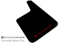 Rally Armor Universal Fit (No Hardware) Basic Plus Black Mud Flap w/ Black Logo-3