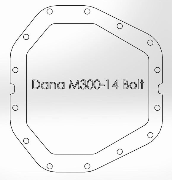 aFe Power Rear Diff Cover Black w/Machined Fins 17 Ford F-350/F-450 6.7L (td) Dana M300-14 (Dually)
