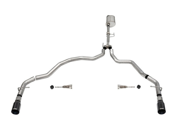 Corsa 2021-2025 Ford F-150 Regular Cab/ 8in Bed 3.5L V6 Sport Cat-Back Dual Rear Exit-