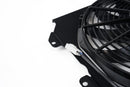 CSF 92-00 Honda Civic All-Aluminum Fan Shroud w/12in SPAL Fan - Black Finish-5