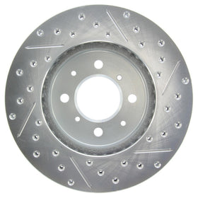 StopTech Select Sport 90-01 Acura Integra (exc. Type R) Slotted and Drilled Right Front Rotor - 0