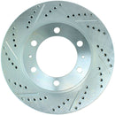 StopTech Select Sport 12-14 Toyota FJ Cruiser SportStop Slotted & Drilled Front Right Rotor-1