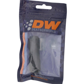 DeatschWerks 3/8in Female EFI Quick Connect to 3/8in Female EFI Quick Connect - Anodized Matte Black - 0