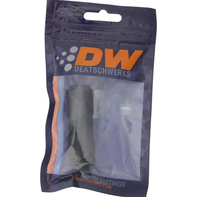 DeatschWerks 3/8in Female EFI Quick Connect to 3/8in Female EFI Quick Connect - Anodized Matte Black - 0