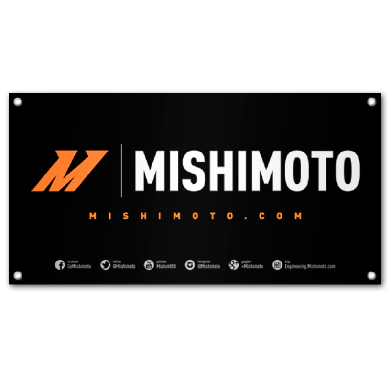 Mishimoto Promotional Large Vinyl Banner 45x87.5 inches - 0