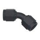 DeatschWerks 6AN Flare Female Swivel 45-Degree to 6AN Flare Female Swivel - Anodized Matte Black-3