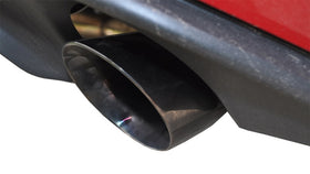 Corsa 14-16 Volkswagen GTI Mk7 Black Sport 3.0in Cat-Back Dual Rear Exit with Single Pro-Series Tips - 0
