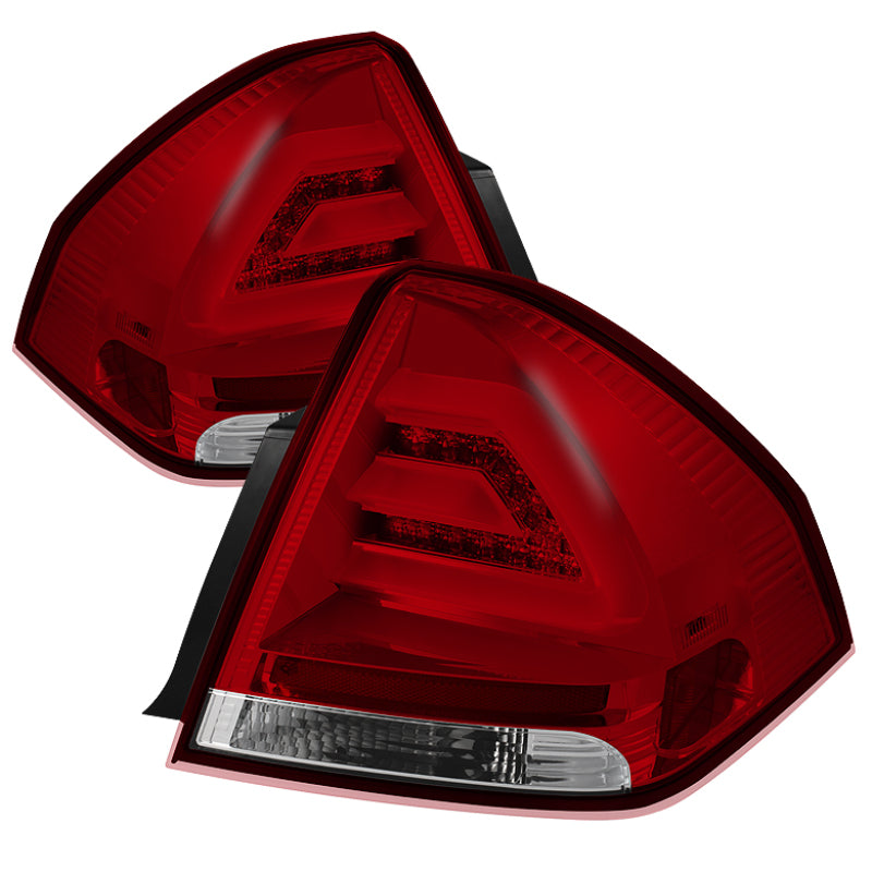 Spyder Chevy Impala 2006-2013 LED Tail Lights Red Clear ALT-YD-CHIP06-LED-RC