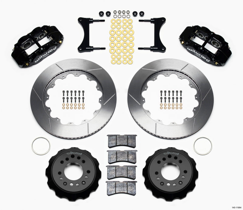 Wilwood Narrow Superlite 6R Front Hat Kit 14.00in 93-96 Mazda RX7 - 0
