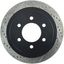 StopTech 04-09 Ford F150 / 06-08 Lincoln Mark LT Rear Right Slotted & Drilled Rotor-1