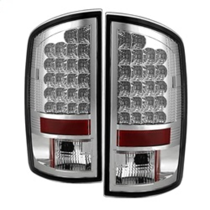 Spyder Dodge Ram 07-08 1500/Ram 07-09 2500/3500 LED Tail Lights Chrome ALT-YD-DRAM06-LED-C - 0