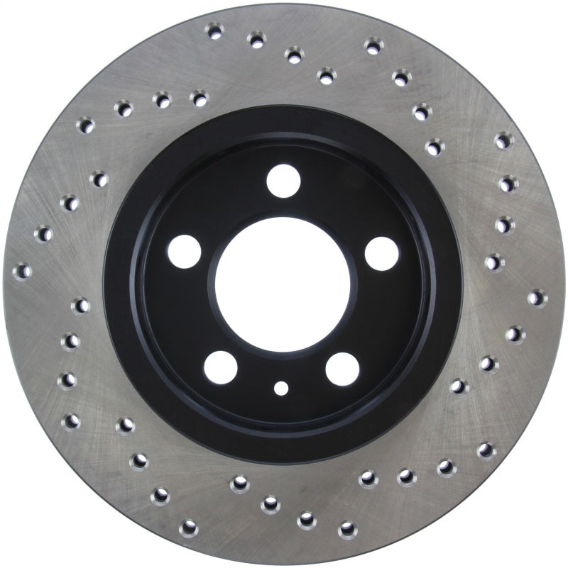 StopTech 03-05 VW Golf GTi (vented rear discs) Drilled Right Rear Rotor - 0