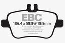 EBC 13+ Mercedes-Benz CLA250 2.0 Turbo Ultimax2 Rear Brake Pads-4