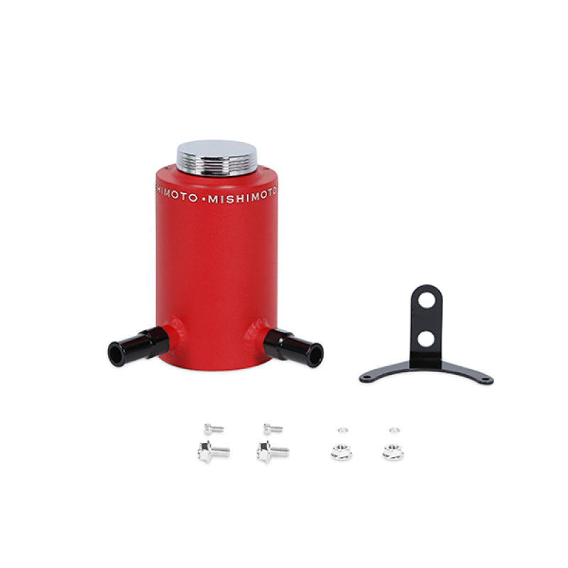 Mishimoto Aluminum Power Steering Reservoir Tank - Wrinkle Red - 0