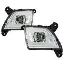 Spyder 19-20 Chevy Silverado 1500 OEM Style Full LED Fog Light w/Switch - Clear (Wont Fit RPO U12)-11