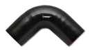 Vibrant 4 Ply Reinforced Silicone Elbow Connector - 1.75in I.D. - 90 deg. Elbow (BLACK)-2