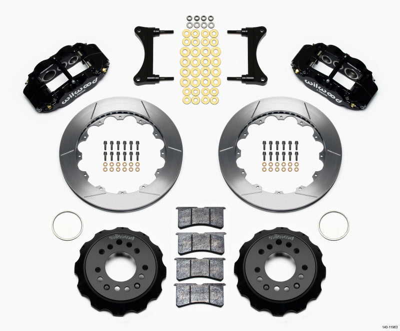 Wilwood Narrow Superlite 6R Front Hat Kit 12.88in 93-96 Mazda RX7 - 0
