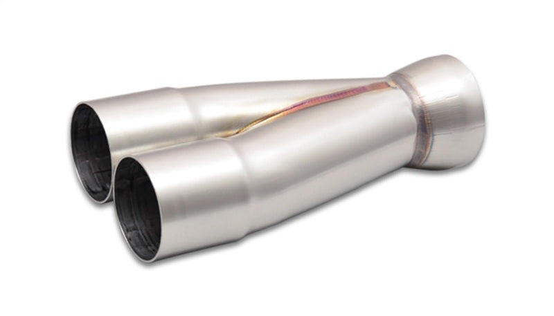 Vibrant 2-1 SS Merge Collectors (2in Inlet Slipover ID 2-1/2in Outlet OD) - Sold Individually - 0
