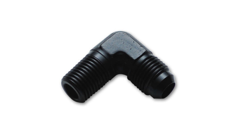 Vibrant -3AN to 1/8in NPT 90 Degree Elbow Adapter Fitting - 0