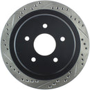 StopTech 97-10 Chevy Corvette Slotted & Drilled Rear Right Rotor-1