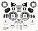 Wilwood Forged Dynalite Front Kit 11.00in Drilled AMC 71-76 OE Disc w/o Bendix Brakes-2