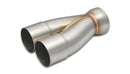 Vibrant 2-1 SS Merge Collectors (3in Inlet Slipover ID 3-1/2in Outlet OD) - Sold Individually-2