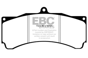 EBC Brakes Redstuff Ceramic Brake Pads - 0