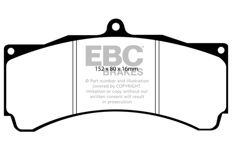 EBC Brakes Redstuff Ceramic Brake Pads - 0