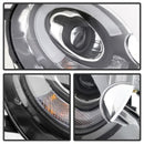 Spyder Mini Cooper 2007-2012 Projector Headlights Halogen Model Only - DRL Black PRO-YD-MC07-DRL-BK-9