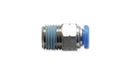 Vibrant Male Straight Pneumatic Vacuum Fitting (1/8in NPT Thread) - for 1/4in (6mm) OD tubing-2