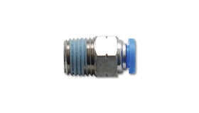 Vibrant Male Straight Pneumatic Vacuum Fitting 1/8in NPT Thread for use with 3/8in 9.5mm OD tubing - 0