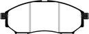 EBC 08-13 Infiniti EX35 3.5 Greenstuff Front Brake Pads-11