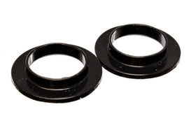 Energy Suspension Universal 2 3/16in ID 3 1/2in OD 11/16in H Black Coil Spring Isolators (2 per set) - 0