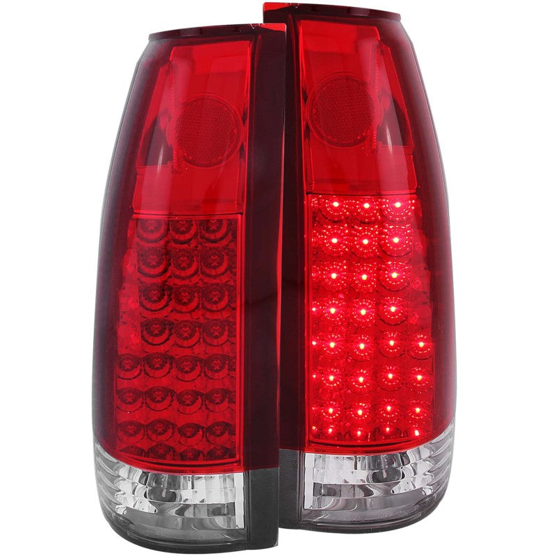 ANZO 1999-2000 Cadillac Escalade LED Taillights Red Clear G2 - 0