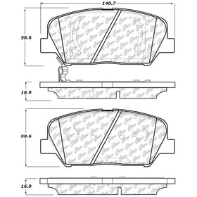 StopTech 11-15 Kia Optima Street Street Touring Front Brake Pads
