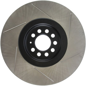 StopTech Power Slot 04-06 Audi TT Quattro / 04 VW Golf R32 Right Front Slotted Rotor - 0