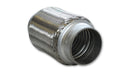 Vibrant SS Flex Coupling without Inner Liner 2in inlet/outlet x 4in long-2