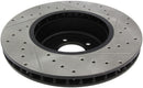 StopTech 08-09 BMW 535 Series / 04-09 545i/550i/645Ci/650i Slotted & Drilled Right Front Rotor-2
