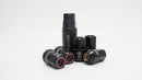Wheel Mate Muteki HR38 Open End Lug Nuts 12x1.50 Black Chrome / Blue Ring-2